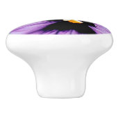 Porte En Céramique Bouton pourpre de tiroir de pensées (Côté)