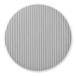 Porte En Céramique Gris monochrome Conception des bandes - Bouton de 