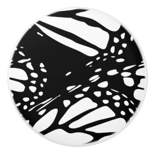 Porte En Céramique Monarch Butterfly Design - Bouton de tiroir