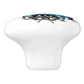 Porte En Céramique Traction de bouton de tiroir de raboteuse de (Côté)