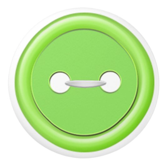 Porte En Céramique Traction verte de tiroir de bouton (Devant)