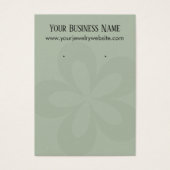 Porte-épingles à fleurs graphiques vert sauge 1 (Devant)