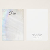 Porte-étendard de collier de coquillages nautiques (Devant & derrière)