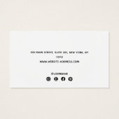 Porte-étendard en bois blanc de vacances Calli (Dos)