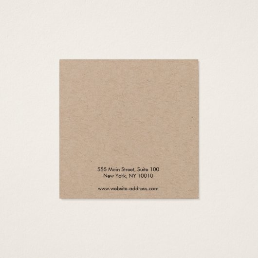 Porte-étendard Kraft Circle Simple (Dos)