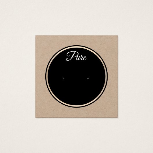 Porte-étendard Kraft Circle Simple (Devant)