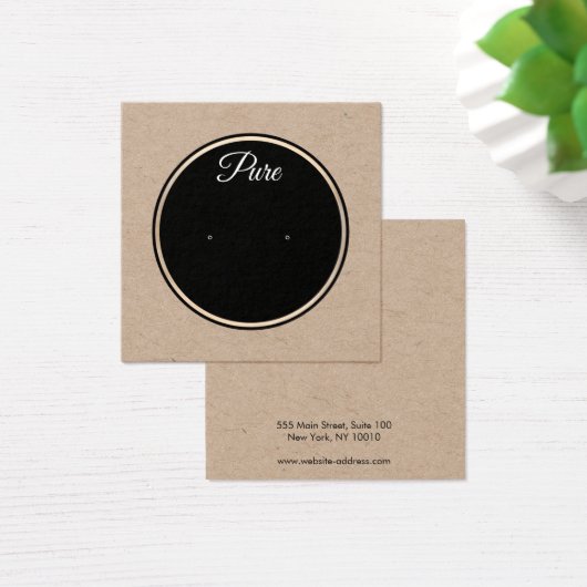 Porte-étendard Kraft Circle Simple (Bureau)