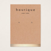 Porte-étendard Kraft Gold Stripe (Devant)