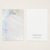 Porte-étendard pour bijoux en coquille marine (Devant & derrière)