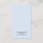 Porte-étiquette de présentation de cartes de visit (Dos)