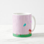 Porte fée mignonne Mug personnalisé (Devant droit)
