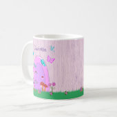 Porte fée mignonne Mug personnalisé (Devant gauche)