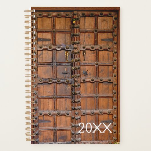 Porte indienne en bois (Devant)