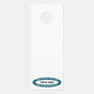 Porte Logo de l'entreprise personnalisée et Affichette d