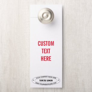 Porte Logo d'entreprise personnalisé et Affichette de po