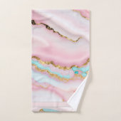 Porte Marbre Populaire Blue Rose Collection Or (Serviette à main)