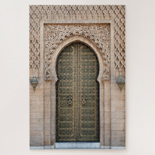 "PORTE MAROCAINE", PUZZLE DE PHOTOGRAPHIE DE VOYAG