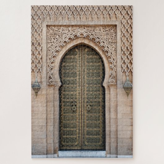"PORTE MAROCAINE", PUZZLE DE PHOTOGRAPHIE DE VOYAG (Vertical)