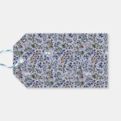 Porte médiévale et étiquette cadeau mille fleurs (Dos Horizontal)