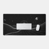 Porte minimaliste noir et blanc (Clavier et souris)