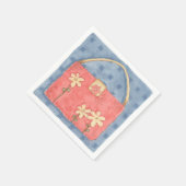 Porte-monnaie rose - serviettes en papier (Coin)