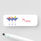 Porte-nom 3 cocktails Martini Thunder_Cove (En situation)