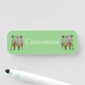 Porte-nom 3 Meerkats debats Thunder_Cove (En situation)