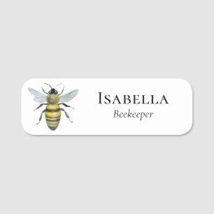 Porte-nom Activité moderne de l'abeille