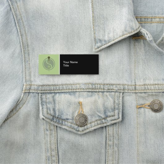 Porte-nom Acupuncture moderne en vrac Docteur Nom du personn (En situation)