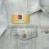 Porte-nom Add Text Upload Your Photo or Company Logo to (En situation)