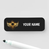 Porte-nom Ailes de Steampunk (En situation)