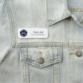 Porte-nom Ajouter un logo d'entreprise Conférence des employ (En situation)