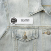 Porte-nom Ajouter votre logo Employé d'entreprise Personnali (En situation)