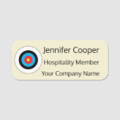 Porte-nom Ajouter votre logo Nom de texte personnalisé Balis (Devant)