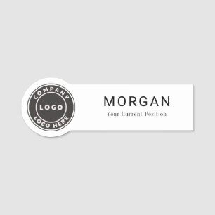 Porte-nom Ajoutez le logo de votre entreprise Employés de l'