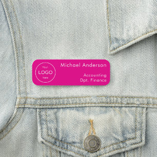 Porte-nom Ajoutez le logo de votre événement professionnel à