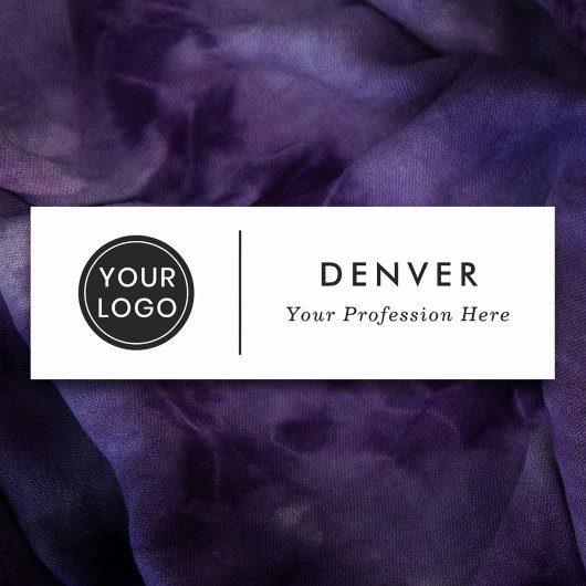 Porte-nom Ajoutez votre propre nom de logo