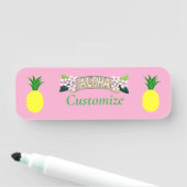 Porte-nom Aloha Pineapple Thunder_Cove (En situation)