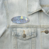 Porte-nom Angel Aura Quartz Business Professional Nom Balise (En situation)