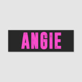 Porte-nom Angie nom rose (Devant)