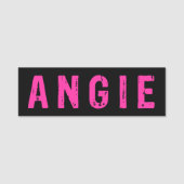 Porte-nom Angie nom rose (Devant)
