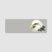 Porte-nom Aquarelle Bald Eagle USA Bird (Devant)