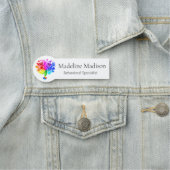 Porte-nom Arbre de spectre autistique (En situation)