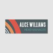 Porte-nom Arc en arc-en-ciel (Devant)