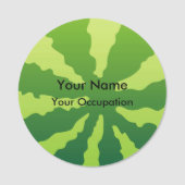 Porte-nom Arrière - plan de pastèque (Devant)