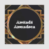 Porte-nom Art déco, Art nouveau, oeuvre originale, art numér (Devant)