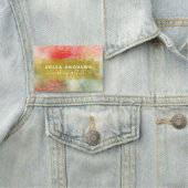 Porte-nom Artiste de maquillage de script de calligraphie Ab (En situation)