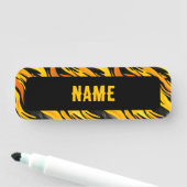 Porte-nom Artsy strié (En situation)