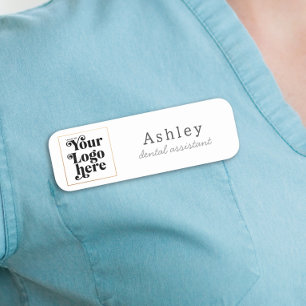 Porte-nom Assistant Dentaire Logo Personnalisé