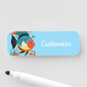 Porte-nom Assortiment de poisson tropical Thunder_Cove (En situation)